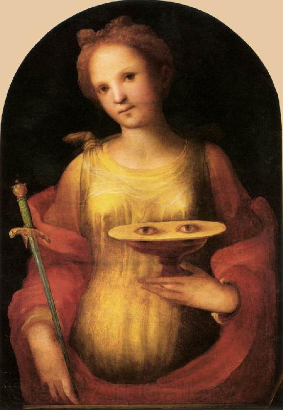 BECCAFUMI, Domenico St Lucy fgg Spain oil painting art
